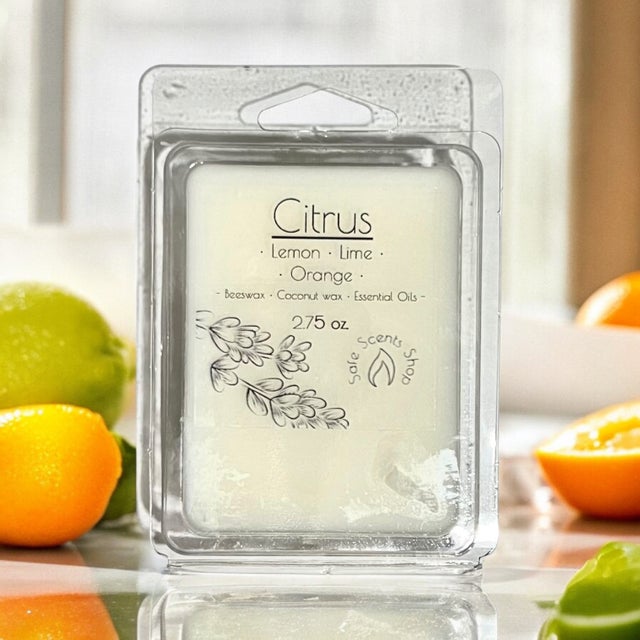 Citrus Candle | Zesty & Energizing Citrus Blend | Safe Scents Shop