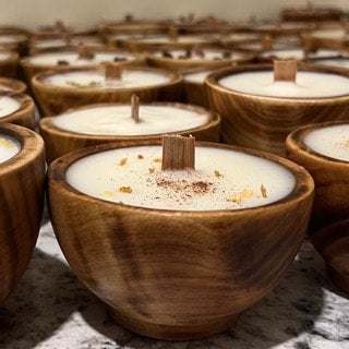 食器 candle White Tea and Ginger